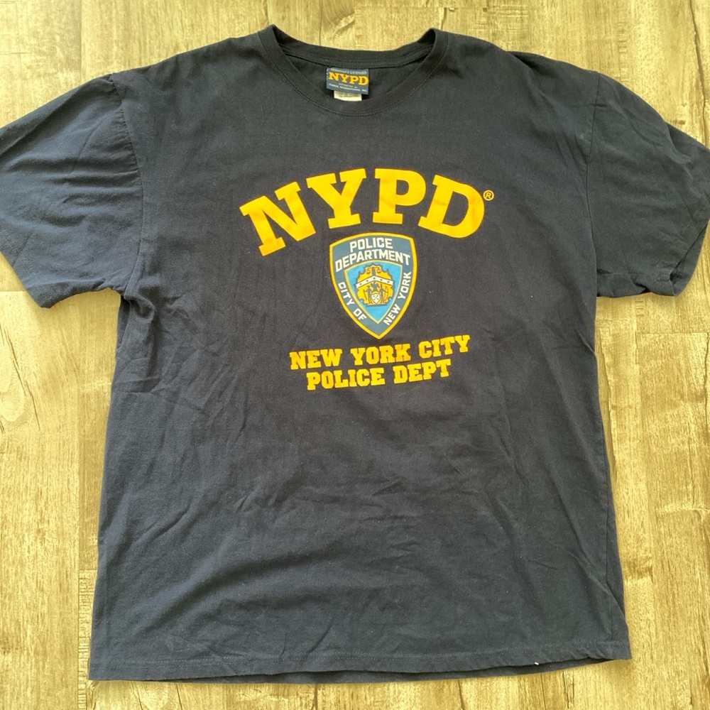 Nypd authentic xxl training tshirt